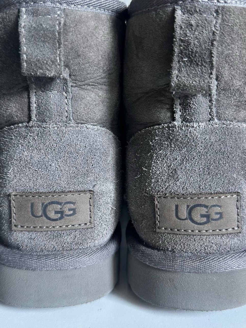 UGG Classic Short Boots in Charcoal Gray
